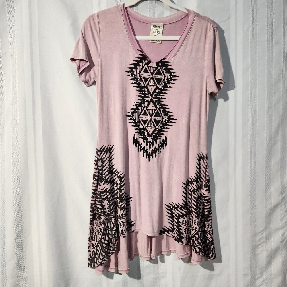 VOCAL PINK AND BLACK DRESS SIZE SMALL